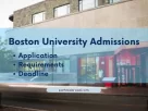 Boston University Admissions 2024